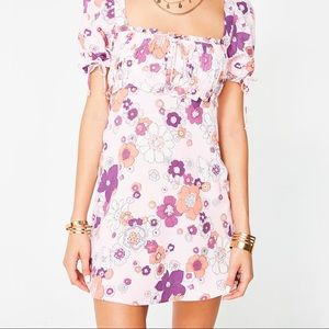 For love and lemons magnolia mini dress XS
